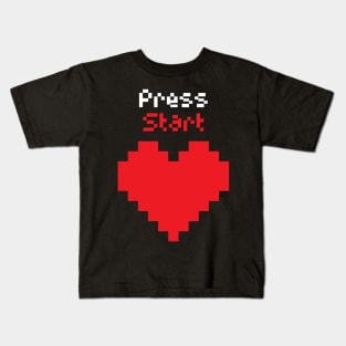 Press Start Love Kids T-Shirt